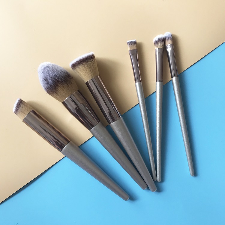 6pc makeup brush set